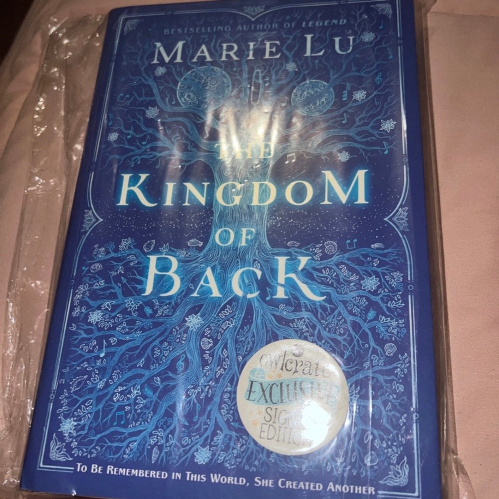The Kingdom of Back by Marie Lu OWLCRATE Excl. Signed 1st Ed. w/ Author Letter